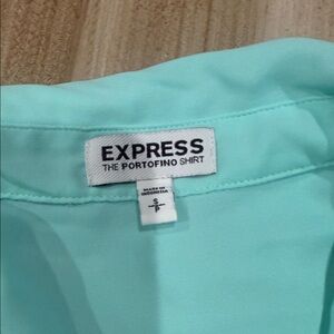 Express Turquoise Portofino Shirt